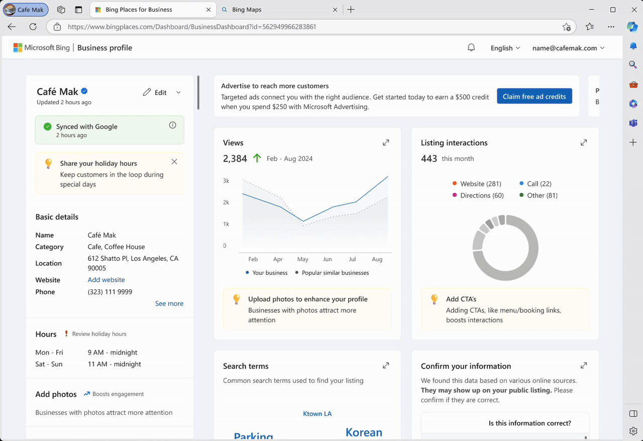 Prototype A - Dashboard